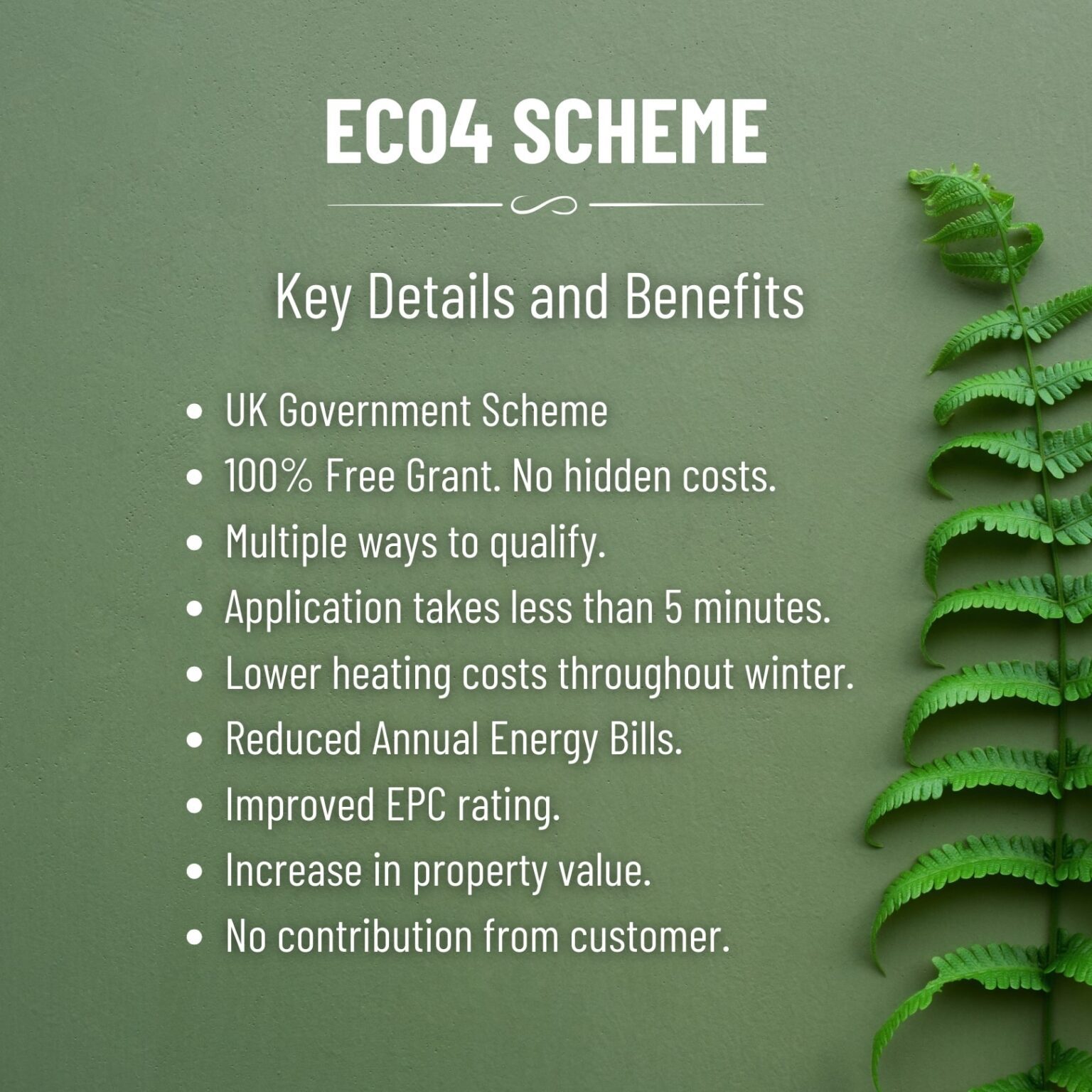 ECO4 Scheme | ECO Government Energy Grants | ECO Scheme 2024